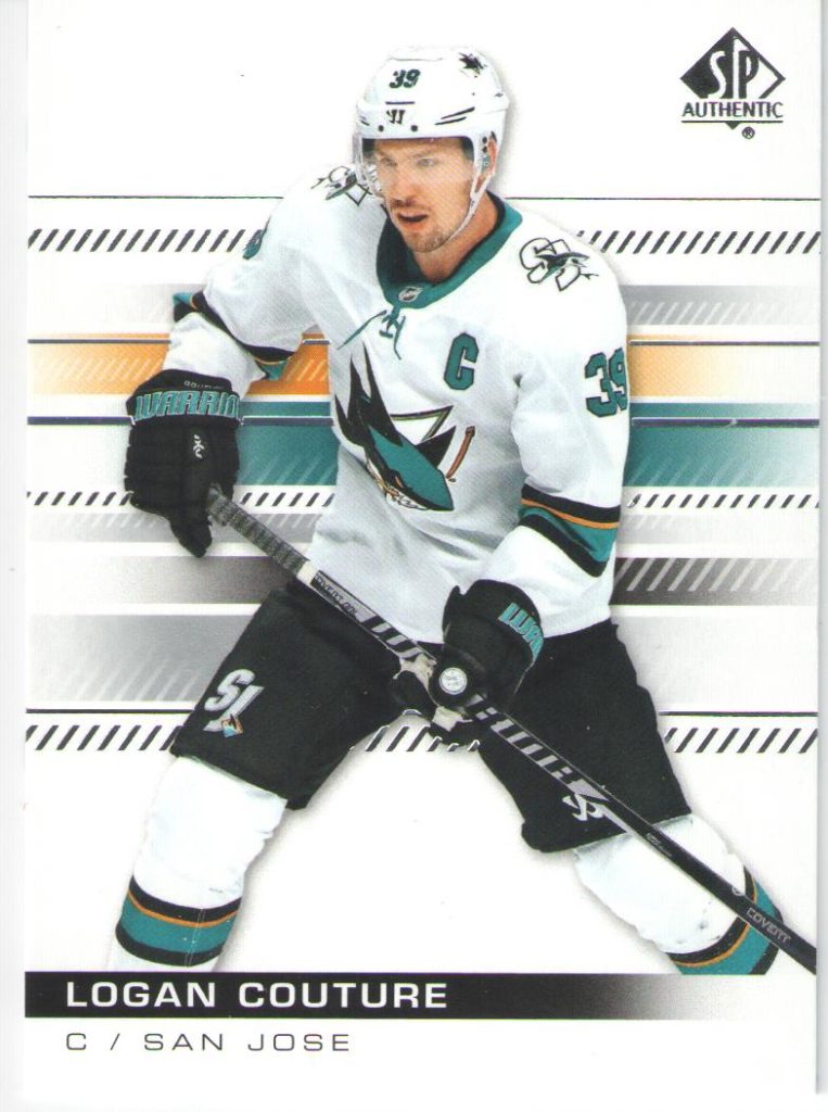 2019/20 SP Authentic – Logan Couture San Jose Sharks 4