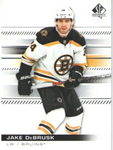 2019/20 SP Authentic – Jake DeBrusk Boston Bruins 42