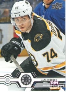 2019/20 Upper Deck 1 – J.DeBrusk Bos 10