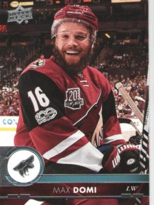 2017/18 Upper Deck 1 – Max Domi Arizona Coyotes 10
