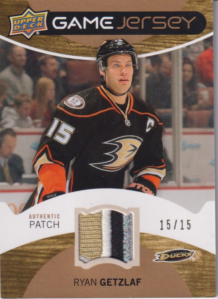 2012/13 Upper Deck Series 1 – R.Getzlaf Ana GJ-RG /15