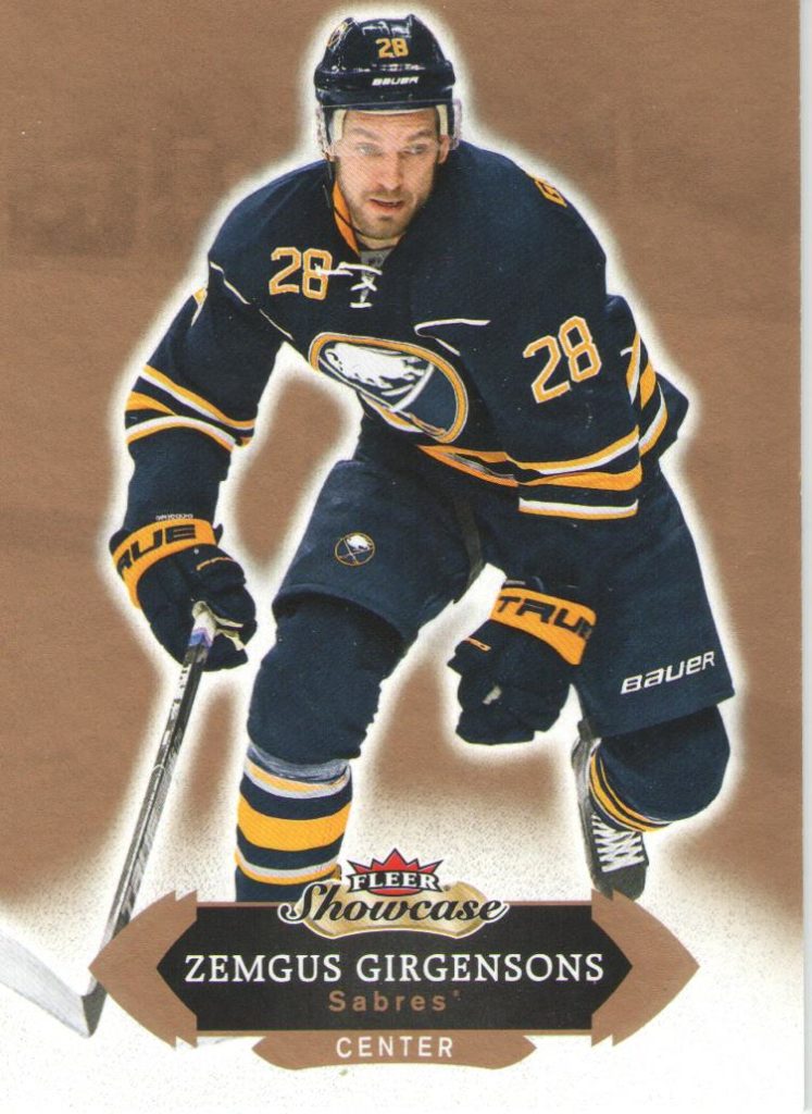 2016/17 Fleer Showcase – Z.Girgensons Buf 43