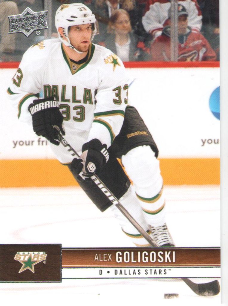 2012/13 Upper Deck Series 1 – A.Goligoski Dal 55