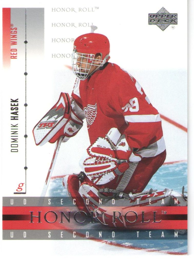 2001/02 UD Honor Roll – D.Hašek Det 18