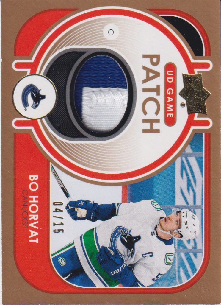2021/22 Upper Deck Series 1 – B.Horvat Van GJ-BH /15