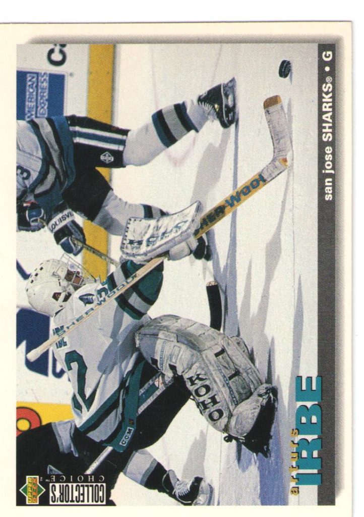 1995/96 Collector´s Choice – A.Irbe Sjs 64