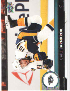 2017/18 Upper Deck 1 – Calle Jarnkrok Nashville Predators 108
