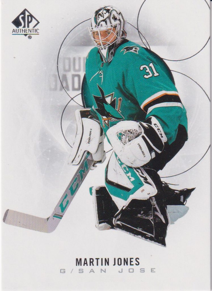 2020/21 SP Authentic – Martin Jones San Jose Sharks 51