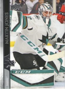 2020/21 Upper Deck Series 1 – Martin Jones San Jose Sharks 148