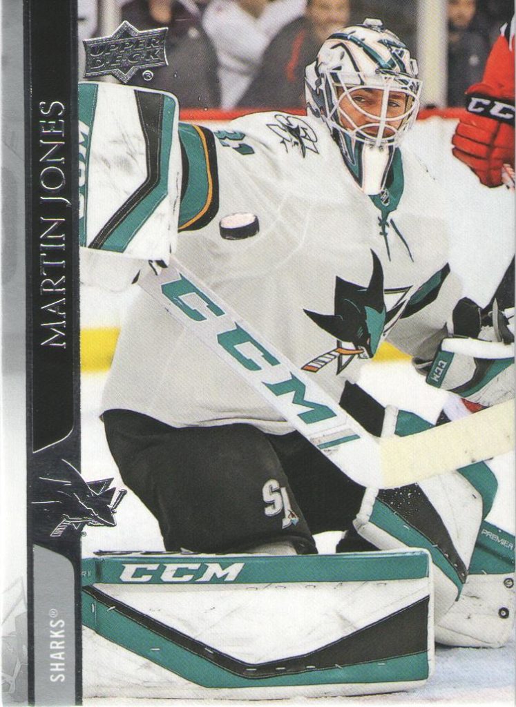 2020/21 Upper Deck Series 1 – Martin Jones San Jose Sharks 148