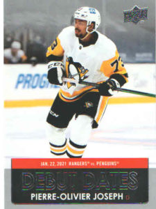 2021/22 Upper Deck Series 1 – P.O.Joseph Pit DD-10