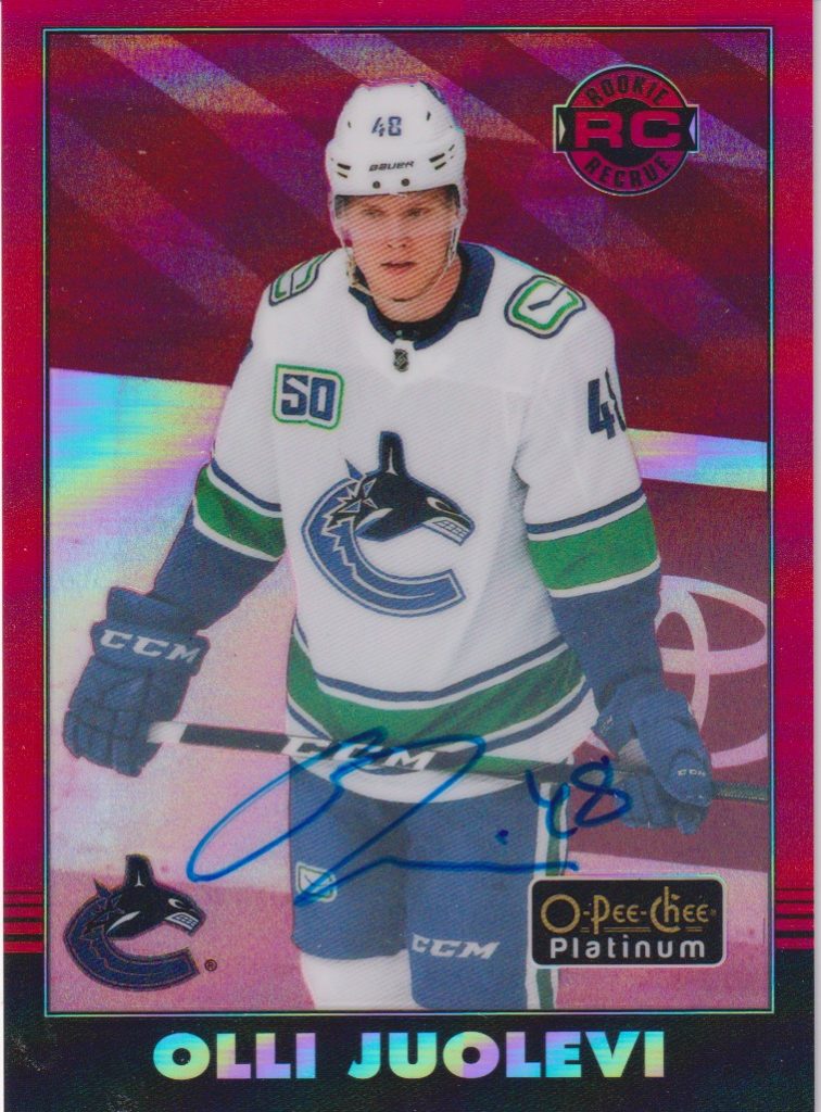 2020/21 O-Pee-Chee Platinum – O.Juolevi Van R-89