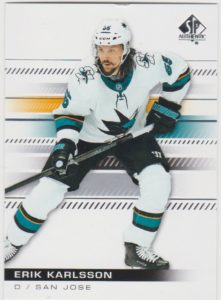 2019/20 SP Authentic – Erik Karlsson San Jose Sharks 81