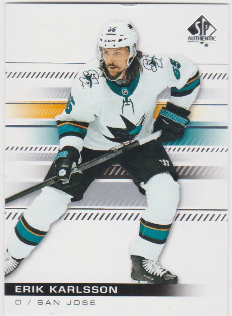 2019/20 SP Authentic – Erik Karlsson San Jose Sharks 81