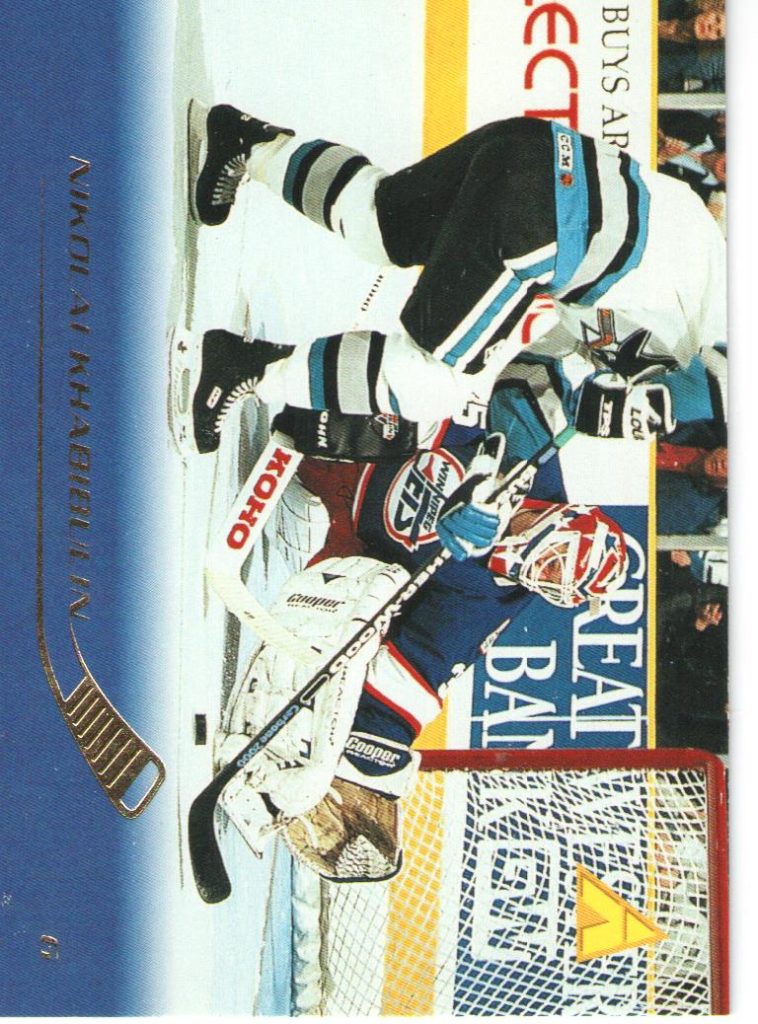 1995/96 Pinnacle – N.Khabibulin Win 118