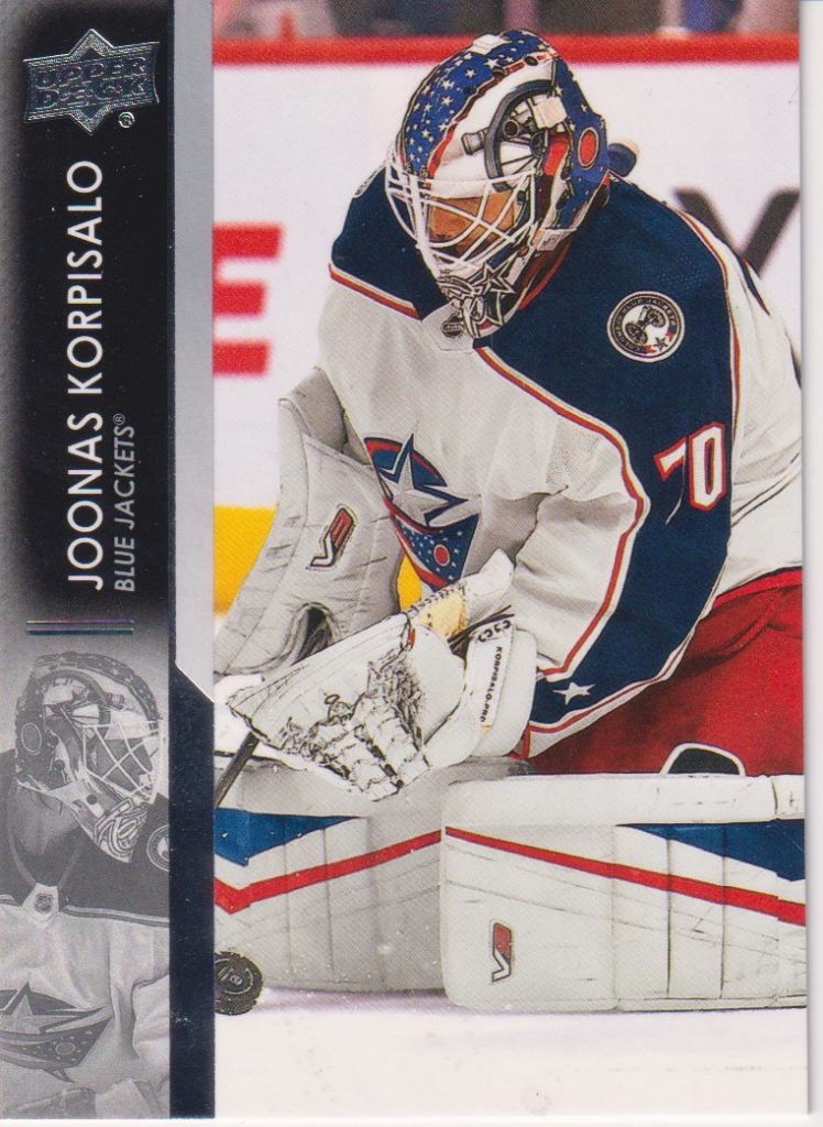2021/22 Upper Deck Series 2 – J.Korpisalo Cbs 304
