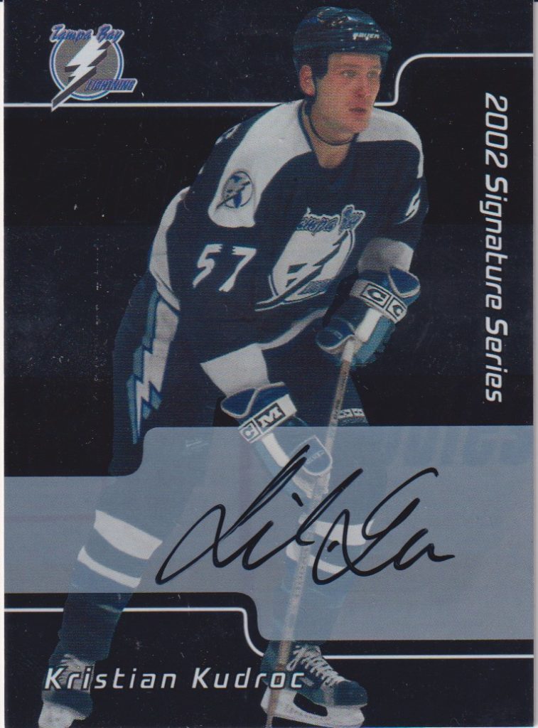 2001/02 Be A Player Signature Series – K.Kudroč Tbl 85