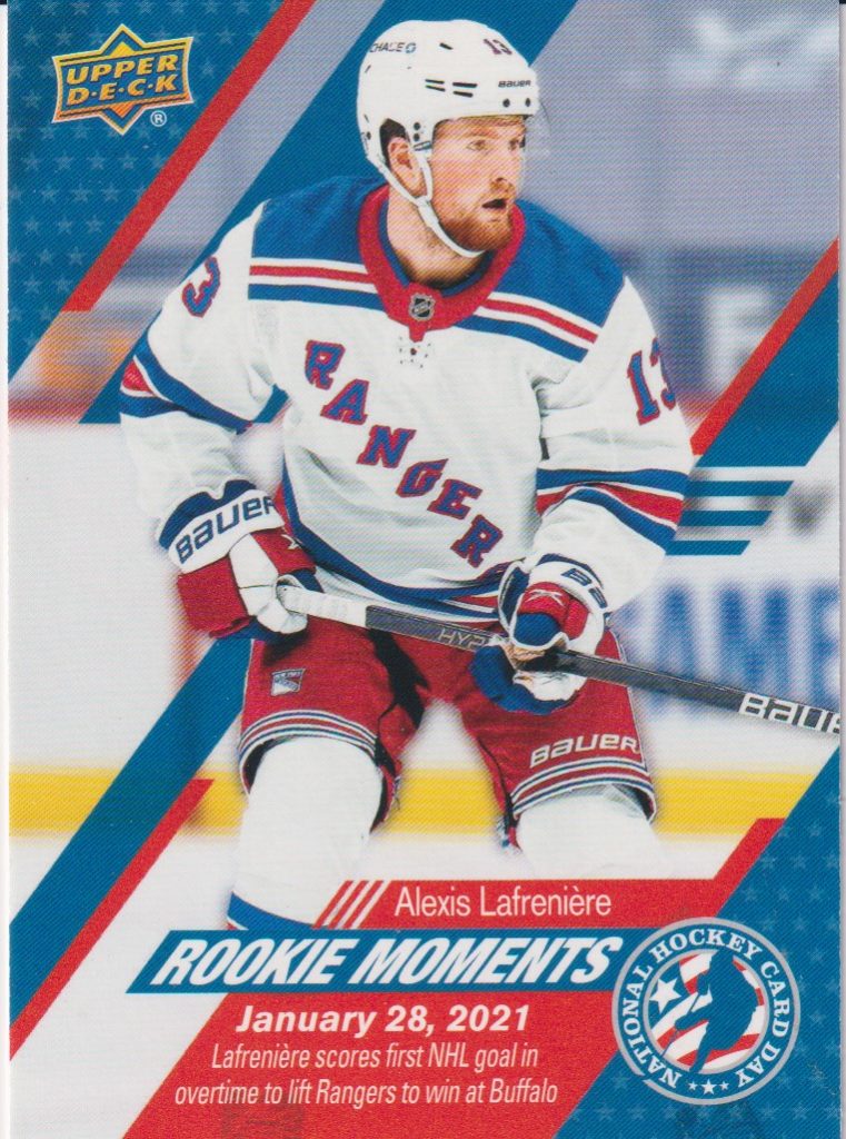 2020/21 UD National Hockey Card Day – A.Lafreniere Nyr USA-16