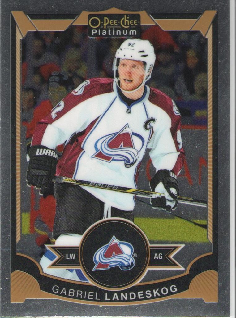 2015/16 O-Pee-Chee Platinum – G.Landeskog Col 109
