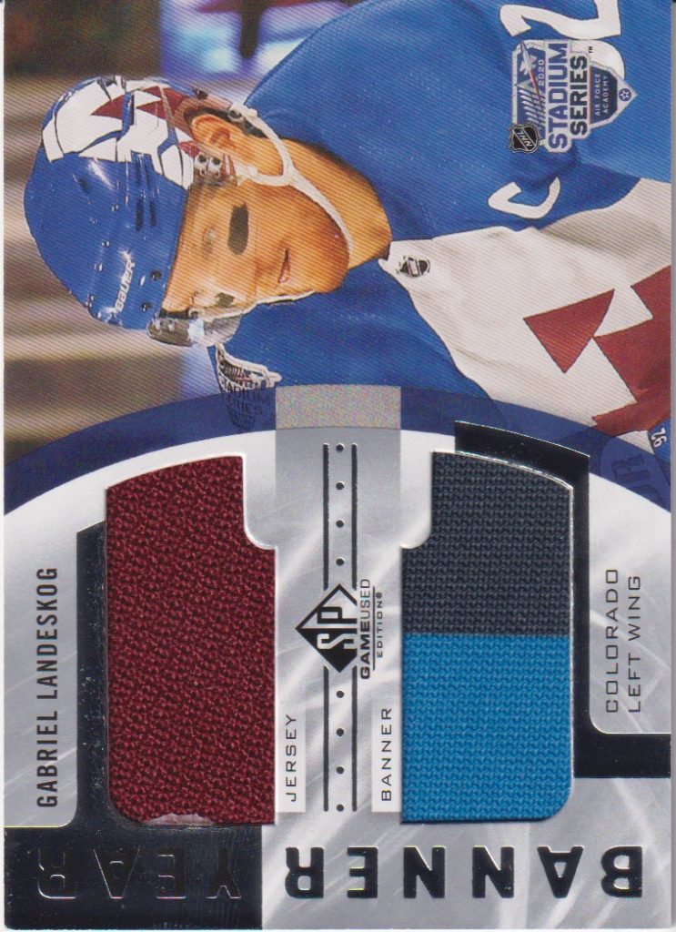 2020/21 SP Game Used – G.Landeskog Col BYJ-GL