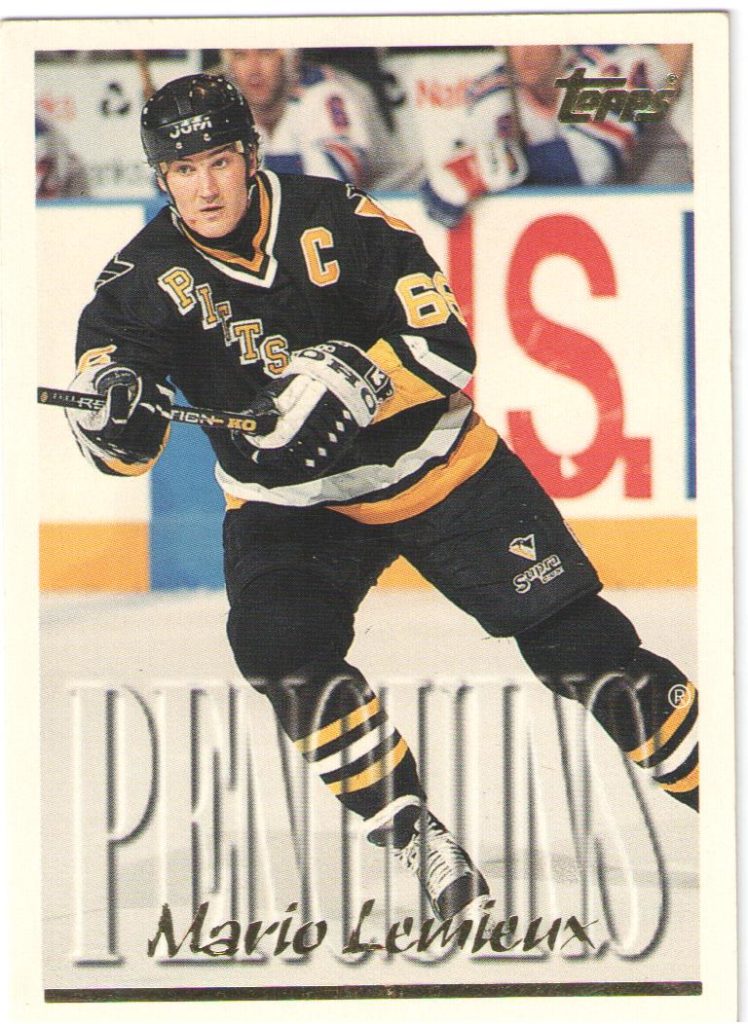 Topps 95/96 – M.Lemieux Pit 100