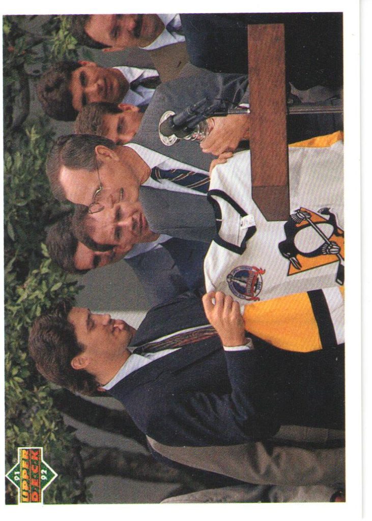 1991/92 Upper Deck – M.Lemieux Pit 47