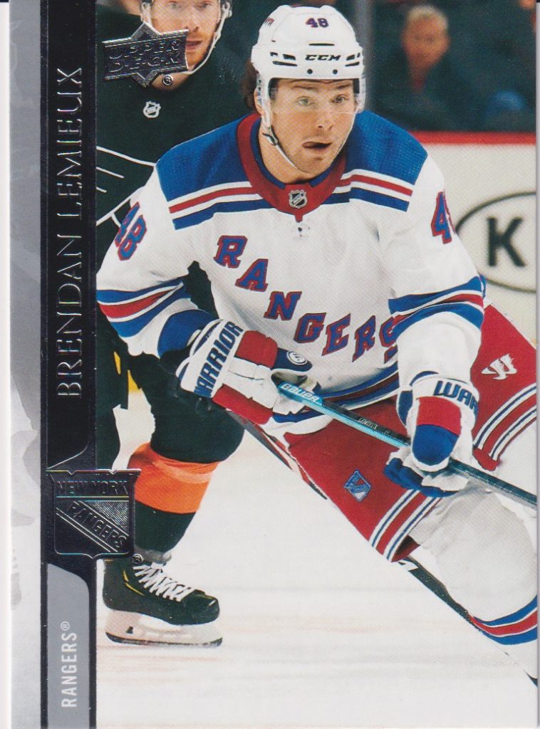 2020/21 Upper Deck Series 2 – B.Lemieux Nyr 376