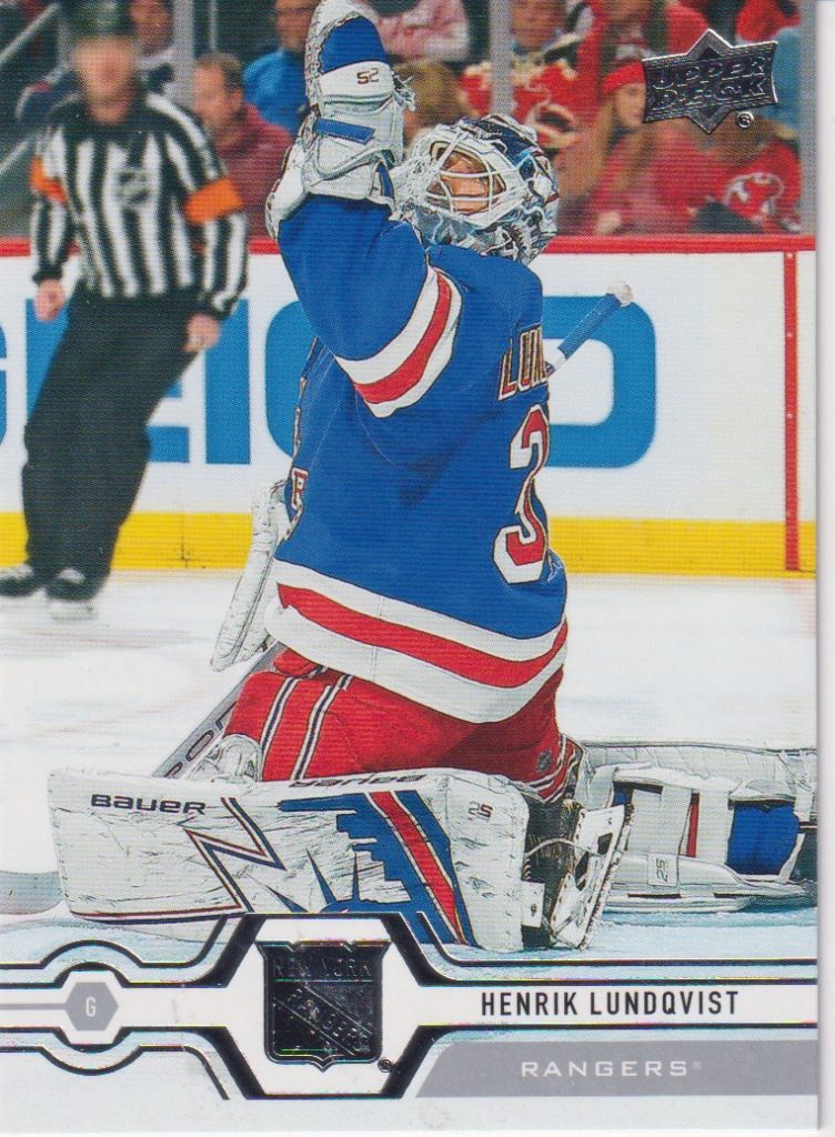 2019/20 Upper Deck 1 – H.Lundqvist Nyr 90