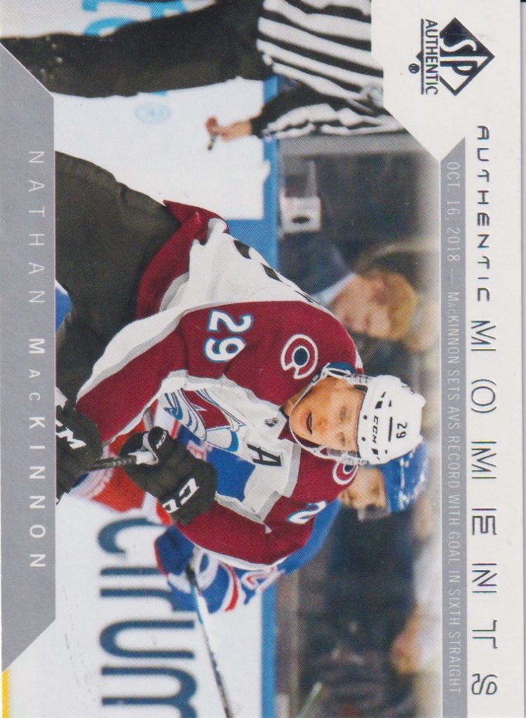 2018/19 SP Authentic – N.MacKinnon Col 112