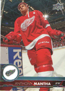 2017/18 Upper Deck 1 – Anthony Mantha Detroit Red Wings 65