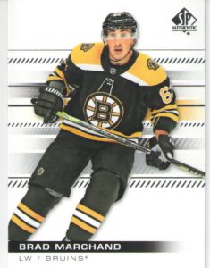 2019/20 SP Authentic – Brad Marchand Boston Bruins 30