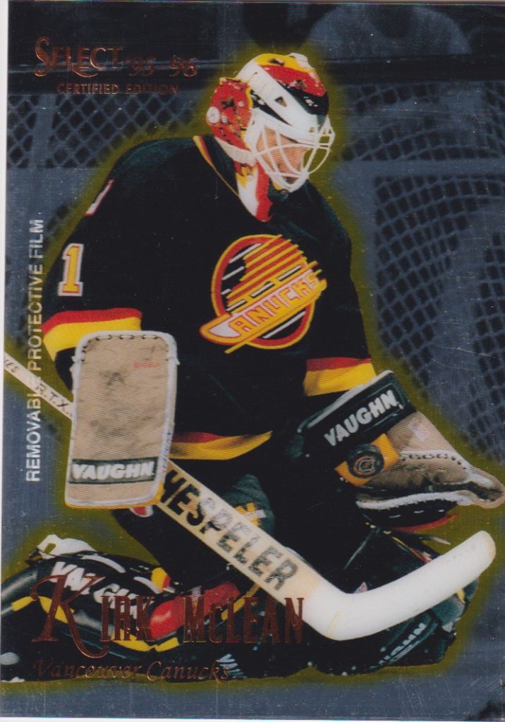 1995/96 Pinnacle Select Certified – K.McLean Van 63