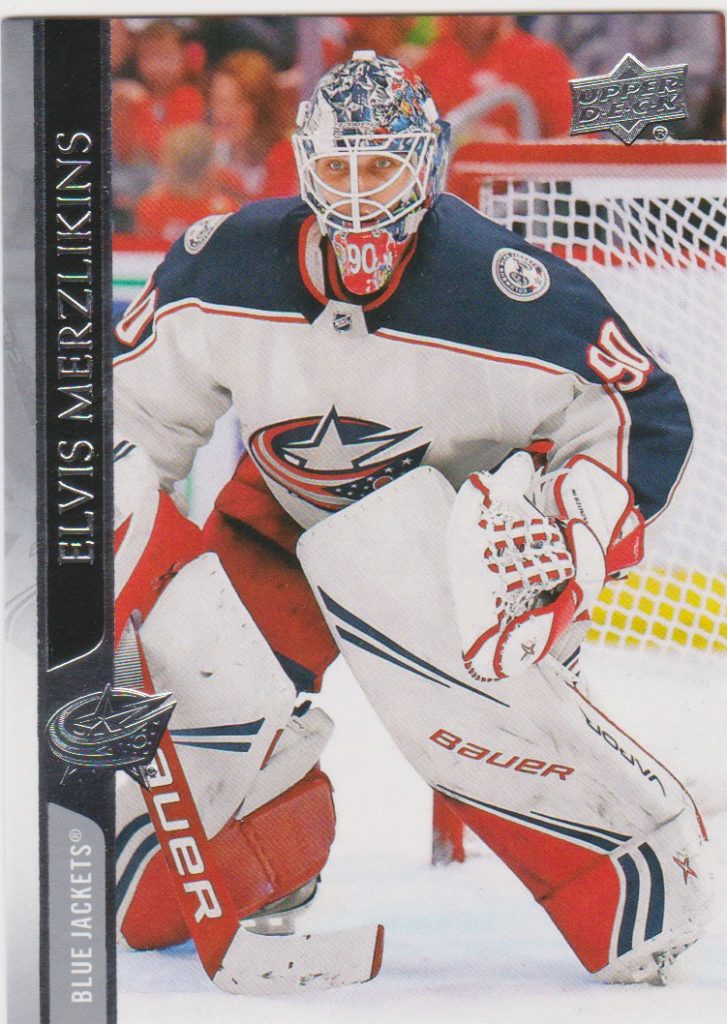 2020/21 Upper Deck Series 1 – E.Merzlikins Cbs 55