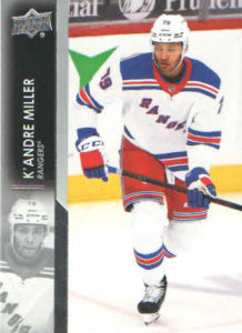 2021/22 Upper Deck Series 1 – K.Miller Nyr 124