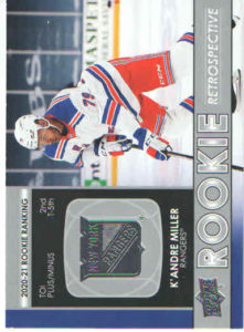 2021/22 Upper Deck Series 1 – K.Miller Nyr RR-19