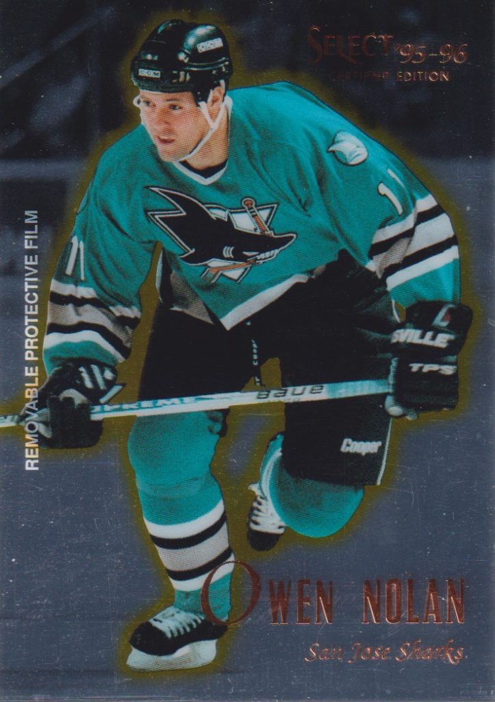 1995/96 Pinnacle Select Certified – O.Nolan Sjs 19