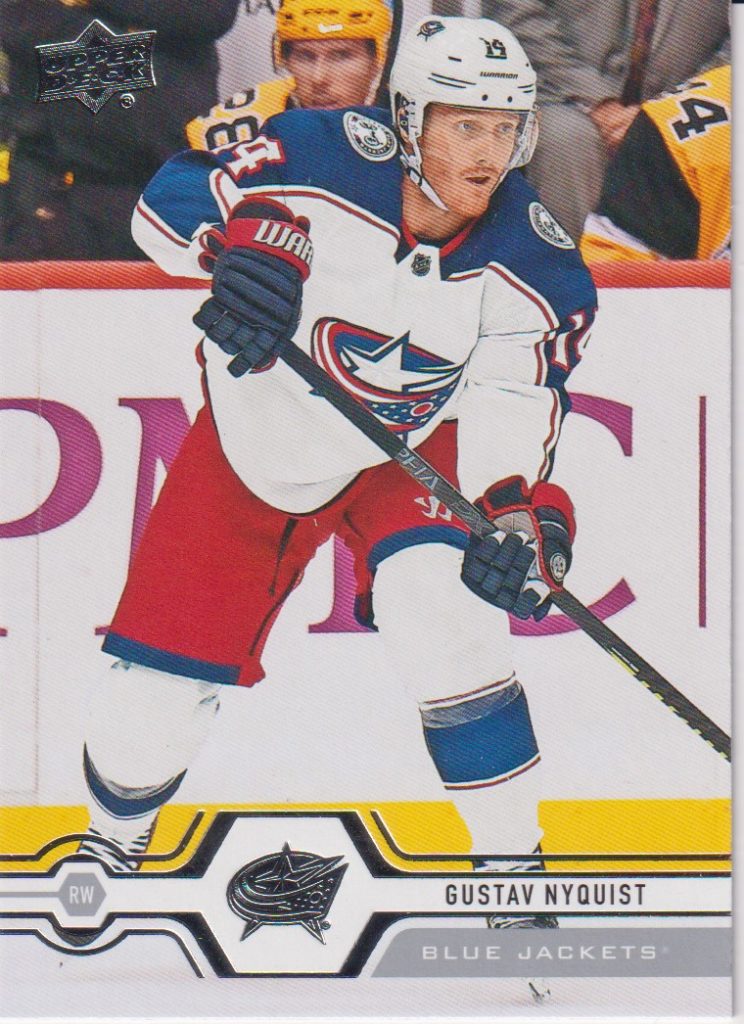 2019/20 Upper Deck Series 2 – G.Nyquist Cbs 316