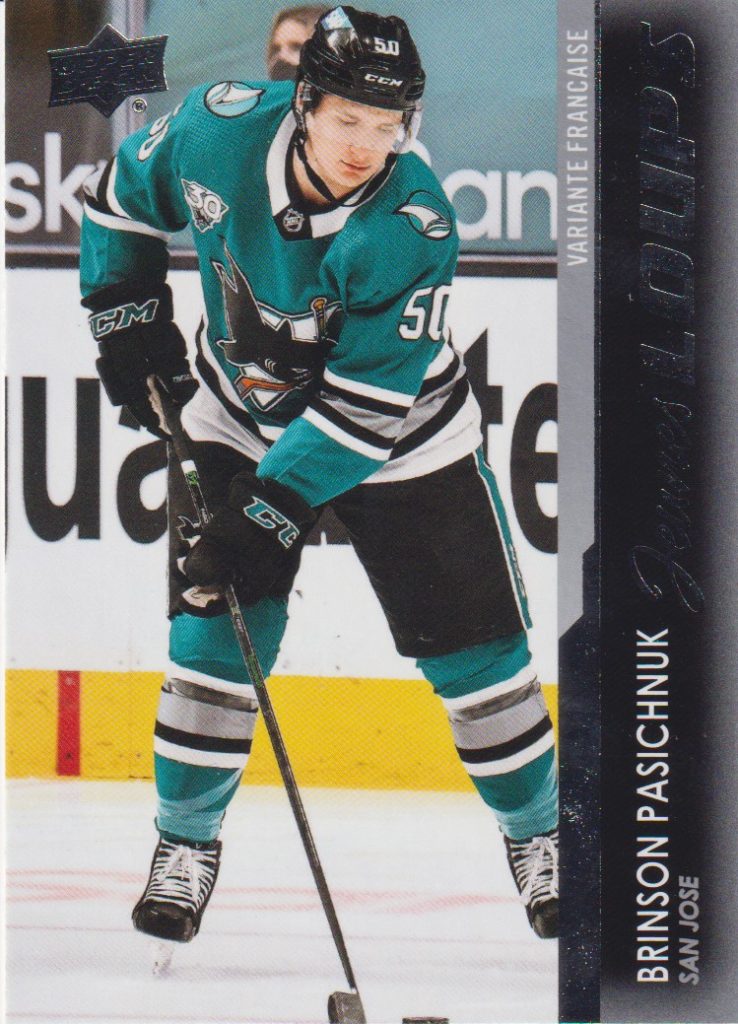 2021/22 Upper Deck Series 1 – B.Pasichnuk Sjs 220
