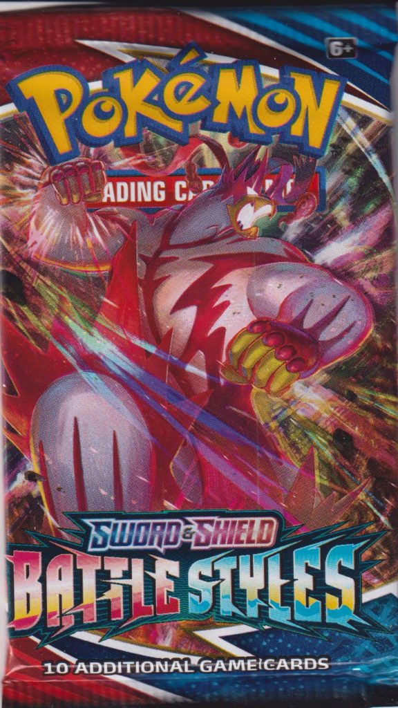 Pokémon TCG Sword and Shield 5: Battle Styles booster balíček