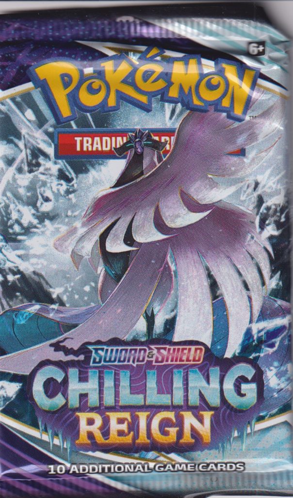 Pokémon TCG Sword and Shield 6: Chilling Reign booster balíček