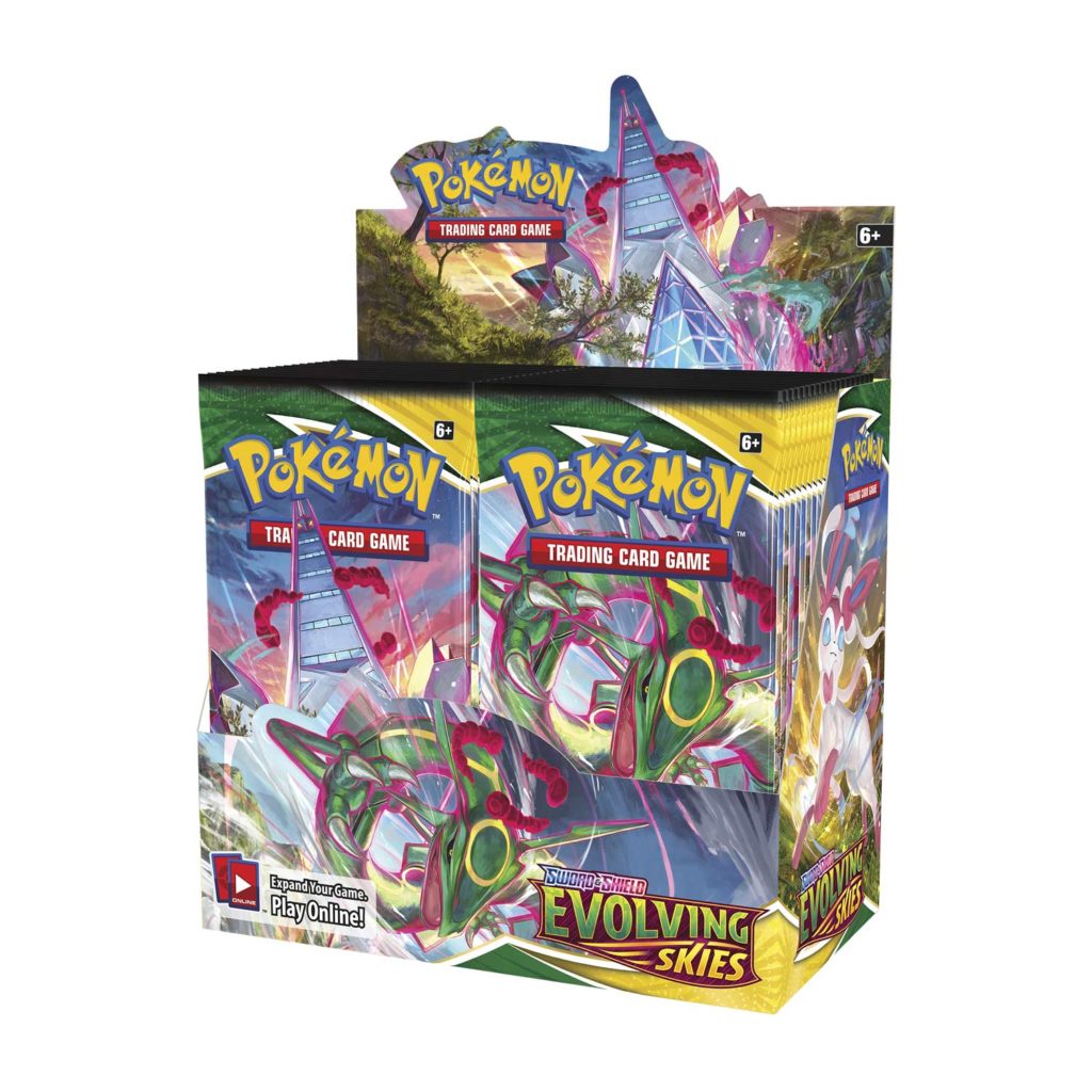 Pokémon TCG Sword and Shield 7: Evolving Skies booster box