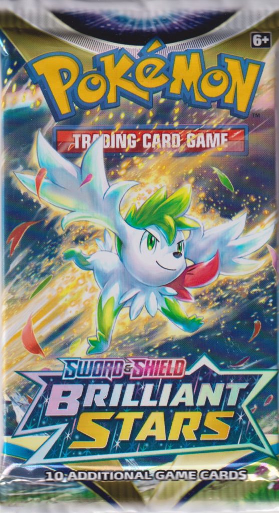 Pokémon TCG Sword and Shield 9: Brilliant Stars booster balíček