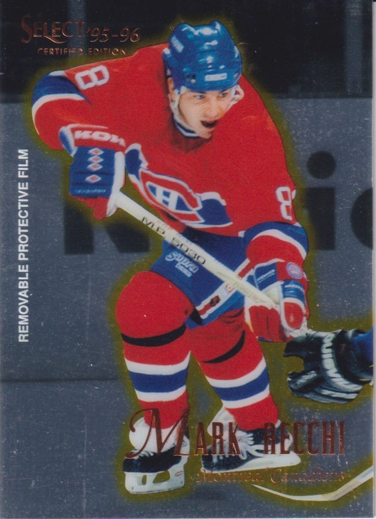 1995/96 Pinnacle Select Certified – M.Recchi Mon 10