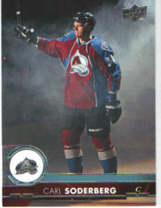 2017/18 Upper Deck 1 – C.Soderberg Col 50