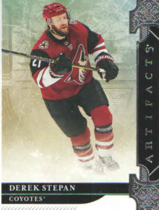 2019/20 Artifacts – Derek Stepan Arizona Coyotes 64