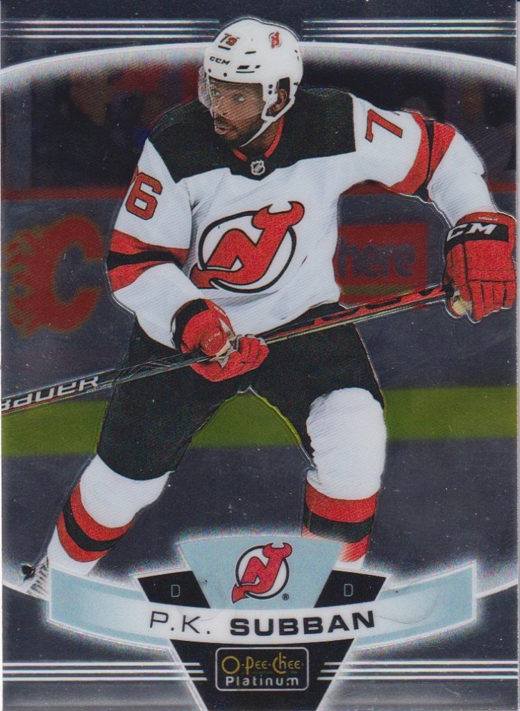 2019/20 O-Pee-Chee Platinum – P.K.Subban Njd 89