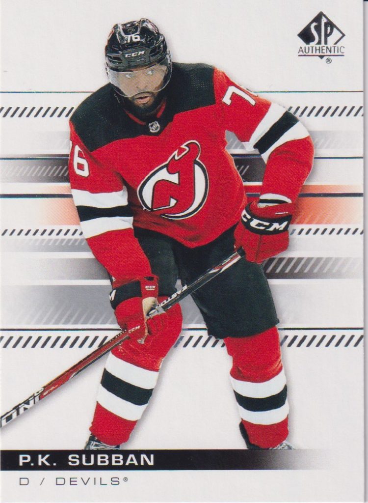 2019/20 SP Authentic – P.K.Subban Njd 90