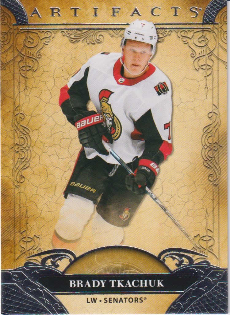 2020/21 Artifacts – Brady Tkachuk Ottawa Senators 33