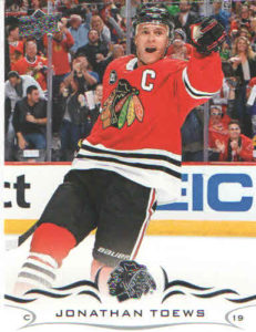 2018/19 Upper Deck Series 2 – Jonathan Toews Chicago Blackhawks 293