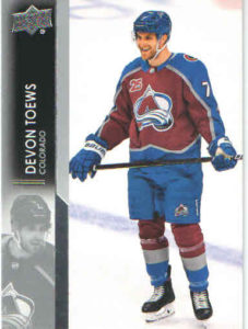 2021/22 Upper Deck Series 1 – D.Toews Col 51